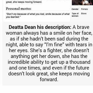 Meet your Posher, Deatta